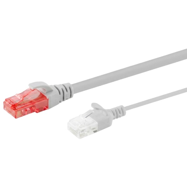 Фото - Кабель патч-корд Digitus CAT 6 U-UTP Sliim 2 м Silver (DK-1618-020S)